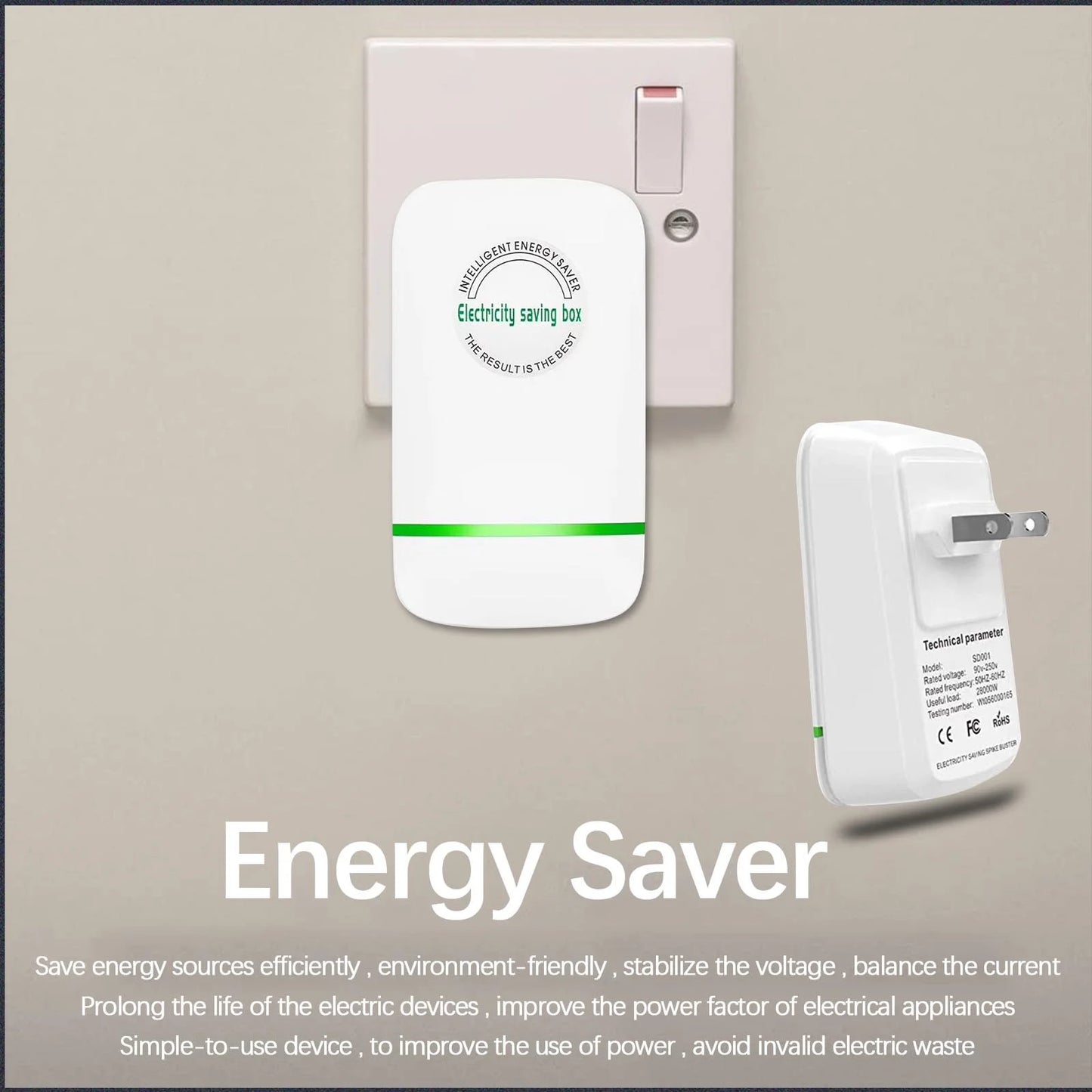 InnomVolt - Energy-Saving Device | Smart Plug-In Power Saver