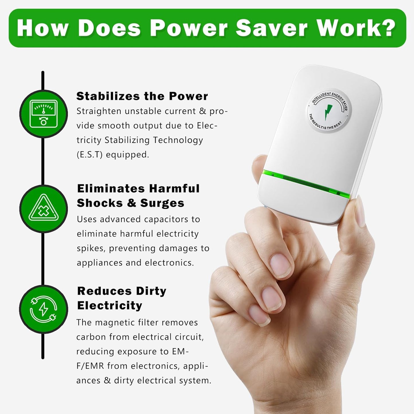 InnomVolt - Energy-Saving Device | Smart Plug-In Power Saver